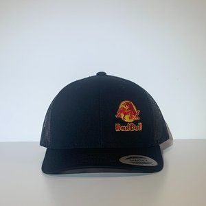 Yupoong Bad Bull Hat Direct Embroider Curved Bill Snapback Mesh NEW